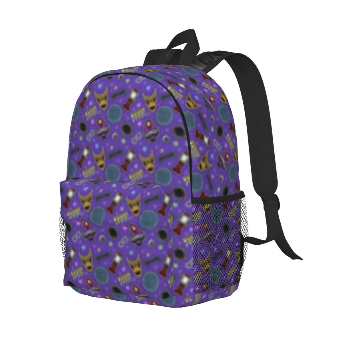 MST3K Pattern Printed Lightweight Casual Schoolbag For School, Outdoor, Shopping, Office 15inch