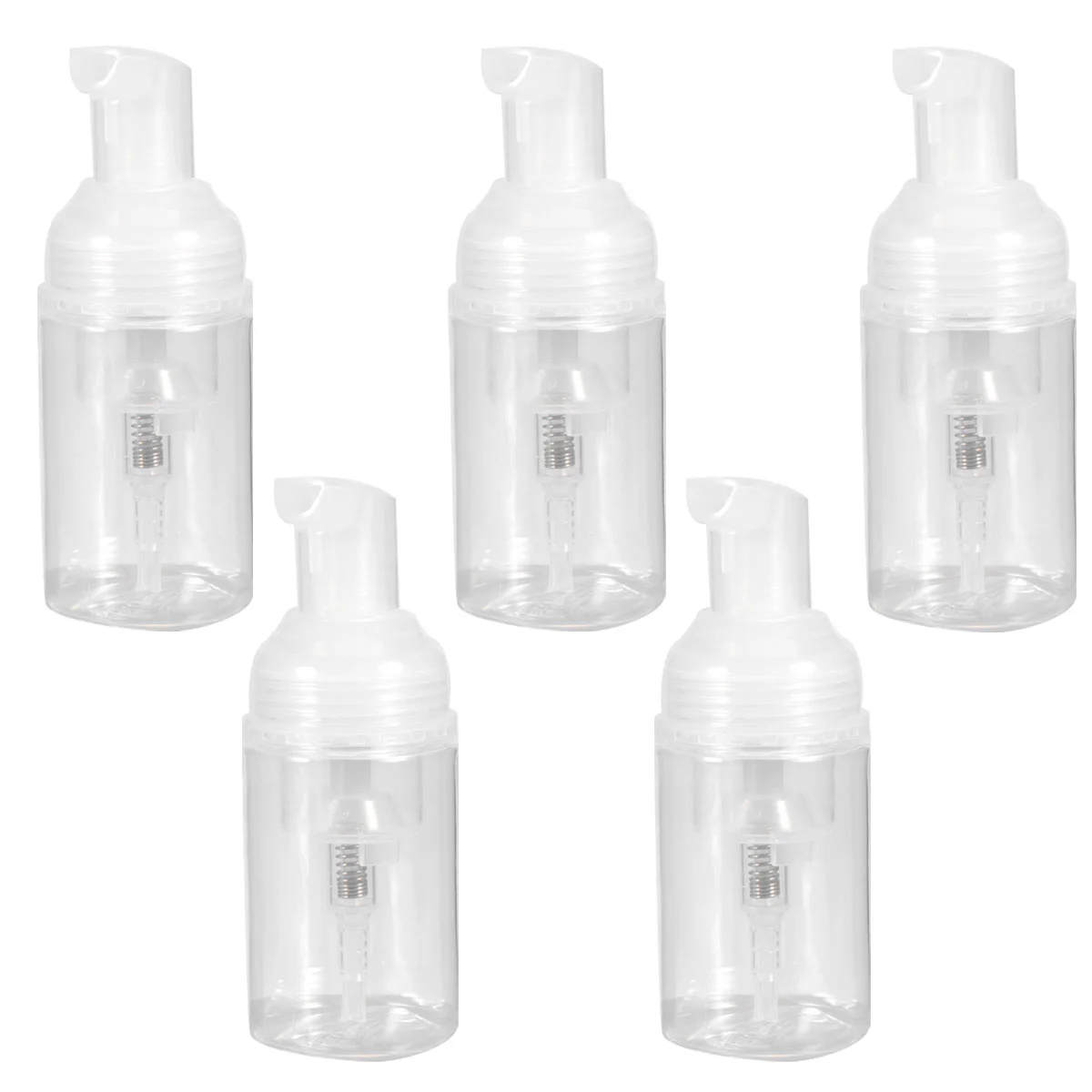 

5 Pcs Foaming Travel Bottle Bubble Machine Dispenser Sparkling Containers Maker