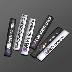 2PCS 3D Aluminum Car Badge Sticker Body Trunk Decoration Decal For BMW M M3 M5 Performance X1 X2 X5 F10 F30 F20 E28  E36 E39 E46