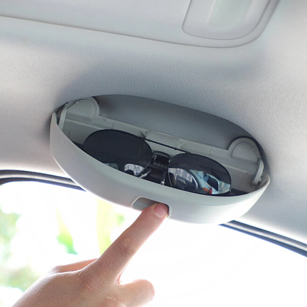 Car Óculos de sol Sunglasses Storage Box, Óculos de sol Case, Suporte, Armazenamento, VW Polo 9N3, Golf 4, Mk4, Jetta, Touran, Bora, Seat Leon, T4, Toledo