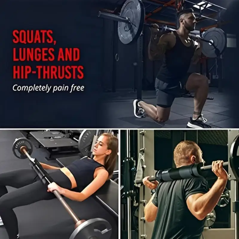 Barbell Sheath Weightlifting Pads Fitness Equipment Sports Safety Foam Barbell Pads Shoulder Pads