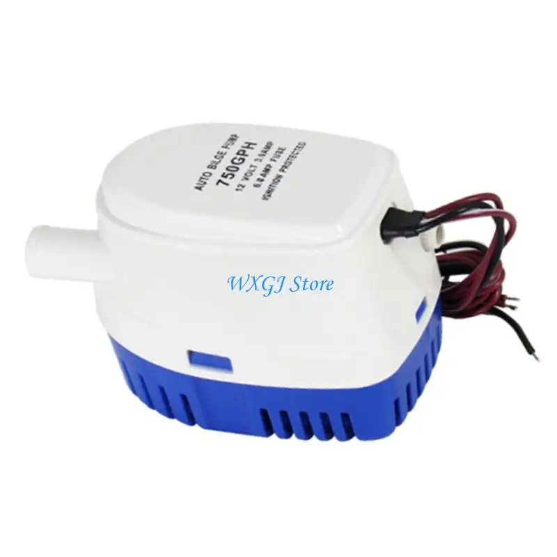 37JE Waterproof 12V 24V Double Power Automatic Bilge Water Pump For Effective Vessels Kayaks Boat Cabin Drainage