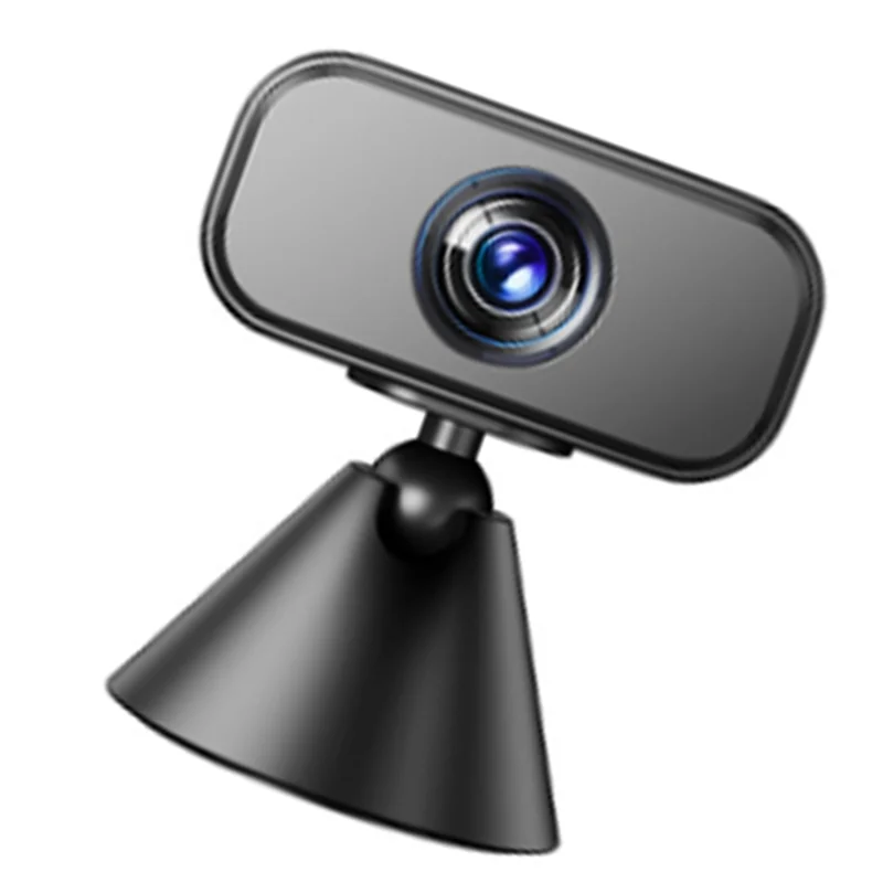 ABSQ-Enhanced Mini 4K Wi-Fi домашняя камера безопасности с цифровым зумом, внутренним наблюдением, цветным ночным видением, радионяней