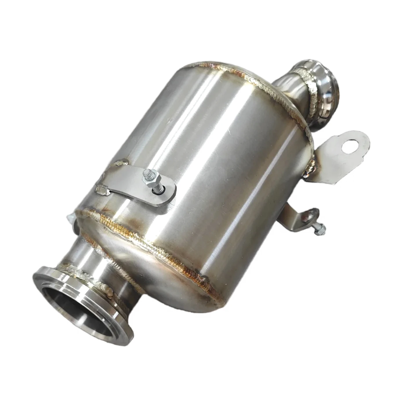 AKS Stainless Steel Catted Catalytic Converter Downpipe for   Smart 453 0.9