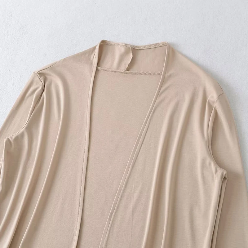 

2025 Summer New Women's Casual Versatile Sunscreen Silk Air Conditioned irt Straight Leg Length Sve V-Ne Color