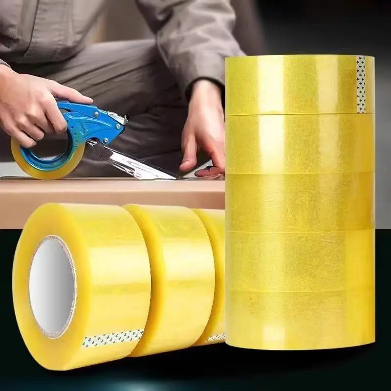 45mm*140M Heavy Duty BOPP Clear Packing Tape Moving Transport Carton Sealing Tape Self Adhesive Box Tape for Shipping Supplies