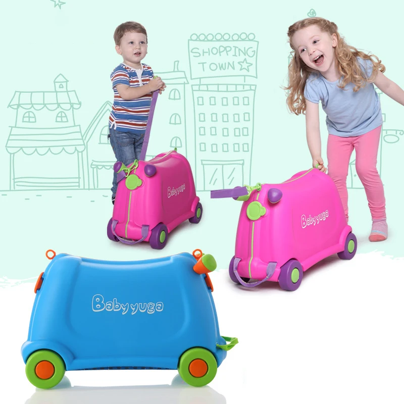 Valise de cabine pour enfants, boîte de rangement pour garçons et filles, sac de voyage pour bébé, bagages de cabine, cadeaux pour enfants