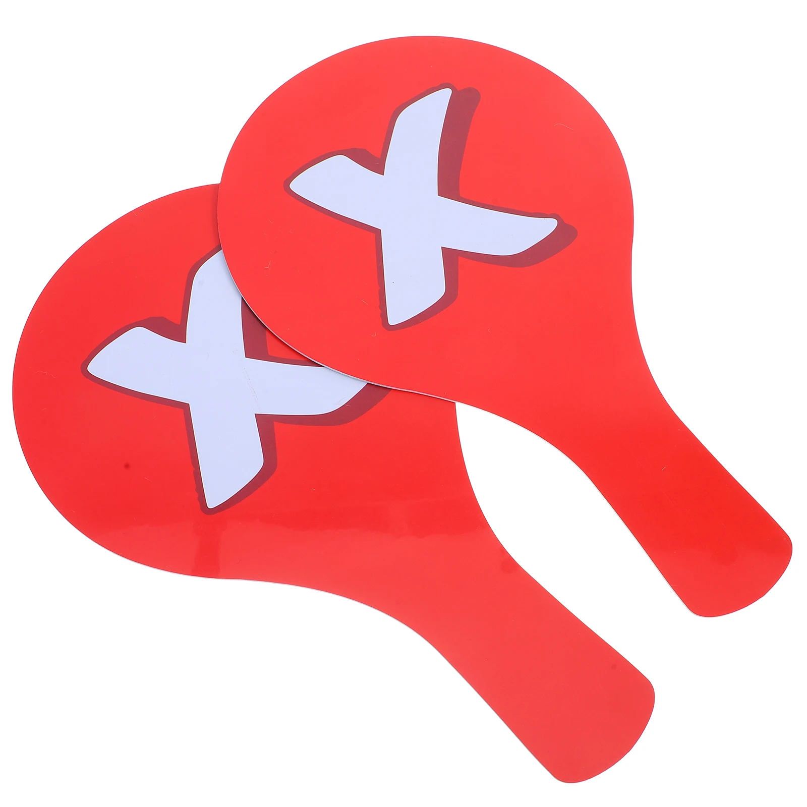 

2pcs Double-Sided Handheld Answer Paddles Reusable True False Voting Boards For Classroom Game School Activities