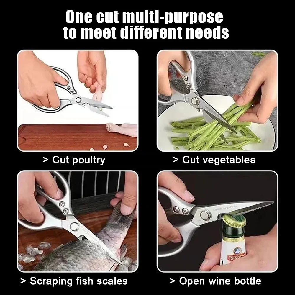 Heavy-Duty Kitchen Scissors 8.5