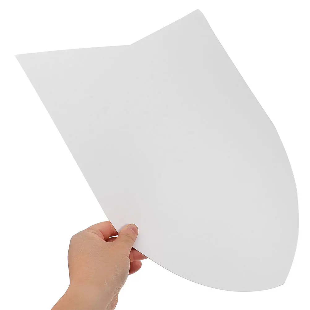 

1 set Toys Portable White Student Crafts Diy Blank Play Shields Kids Boys Party Cardboard Prop