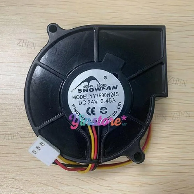 Y 1 Pc. New for YY7530H24S Turbofan Blower Fan DC24V 0.45A IP68 3Pin