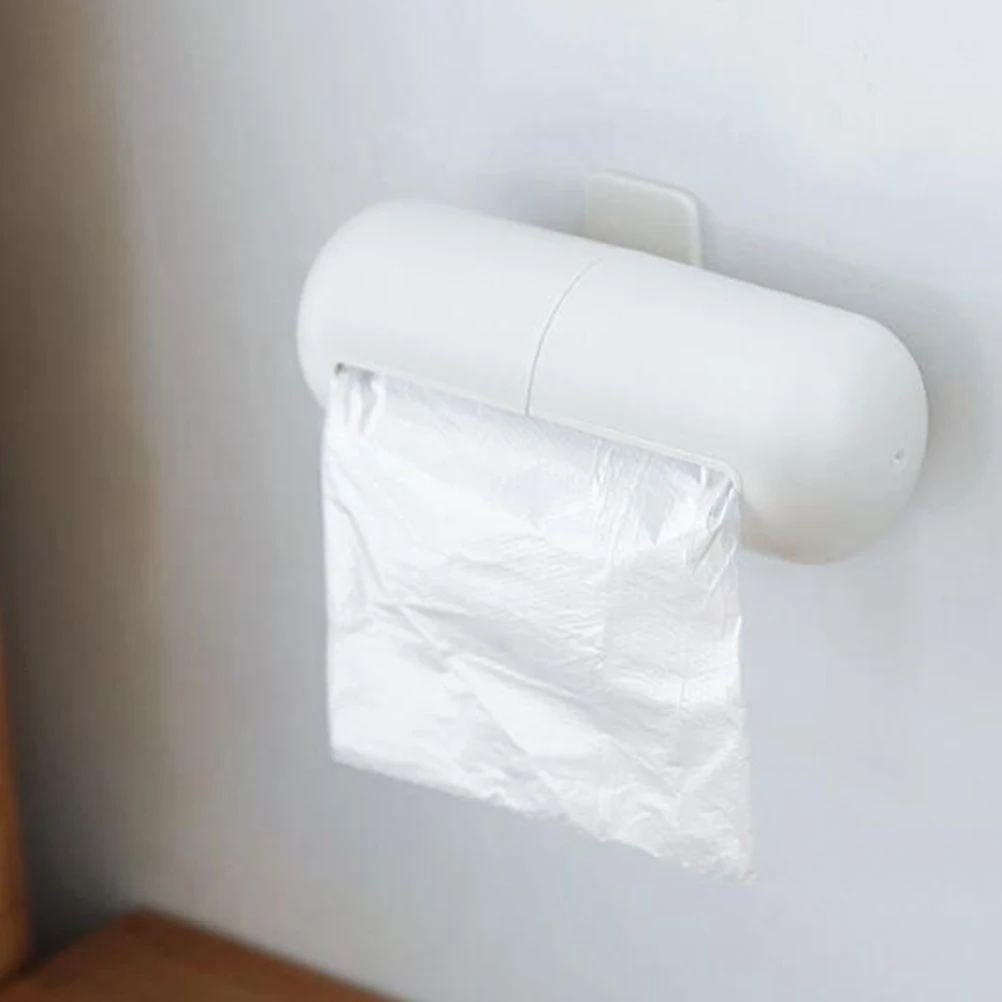 

2 Pcs Garbage Storage Box Litter Bags Trash Container Dispenser Wall-mounted Organizer