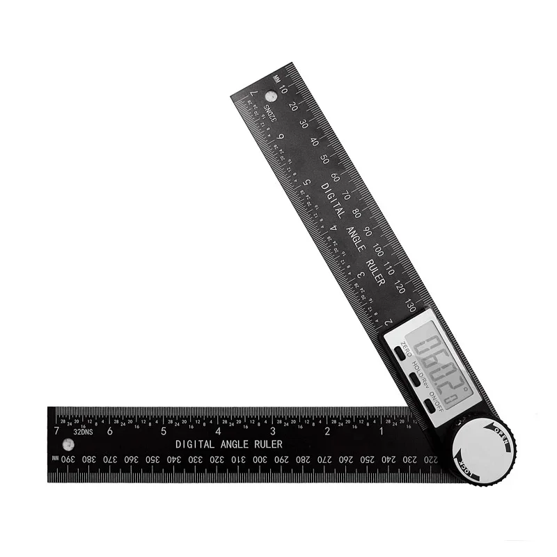 Electronic Digital Angle Measuring Instrument Digital Display Angle Ruler Goniometer Protractor Vernier Calipe Woodworking Tools