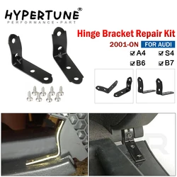 Hypertune - 2pcs Glove Box Lid Hinge Snapped Repair Kit Hinge Brackets With Screws For 01-on Audi A4 S4 RS4 B6 B7 8E DIY CPK01BK