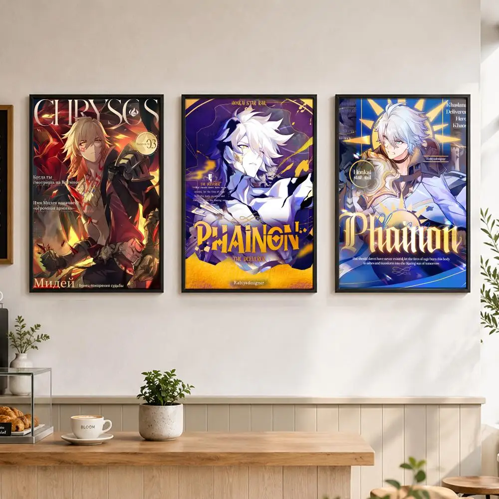 Game HHonkai: Star Railed Poster Poster, Wall Decor Art Print, Abstract Wall Decor Art Print for Living Room