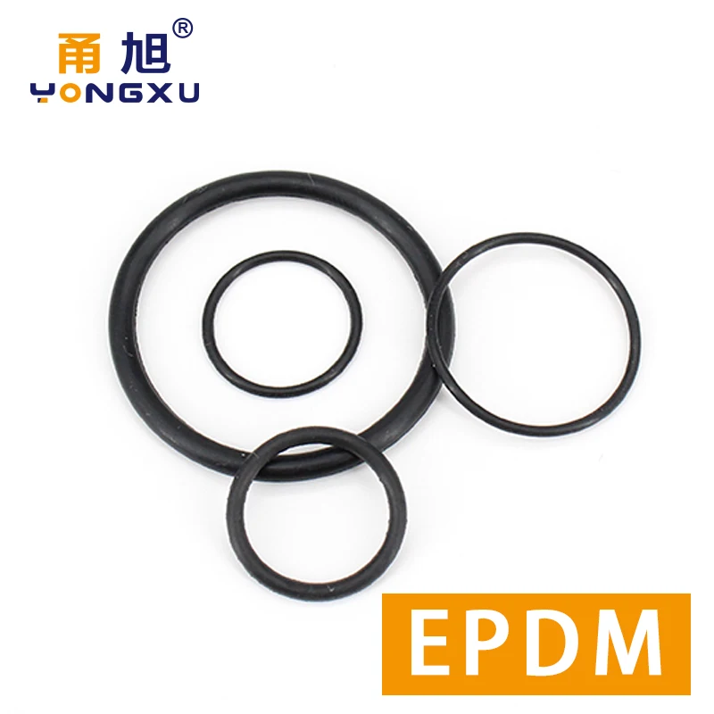 EPDM o ring CS1-3.1mm OD4~30mm Acid and Alkali Resistance Water Resistance Friction Resistance Black o-ring washer