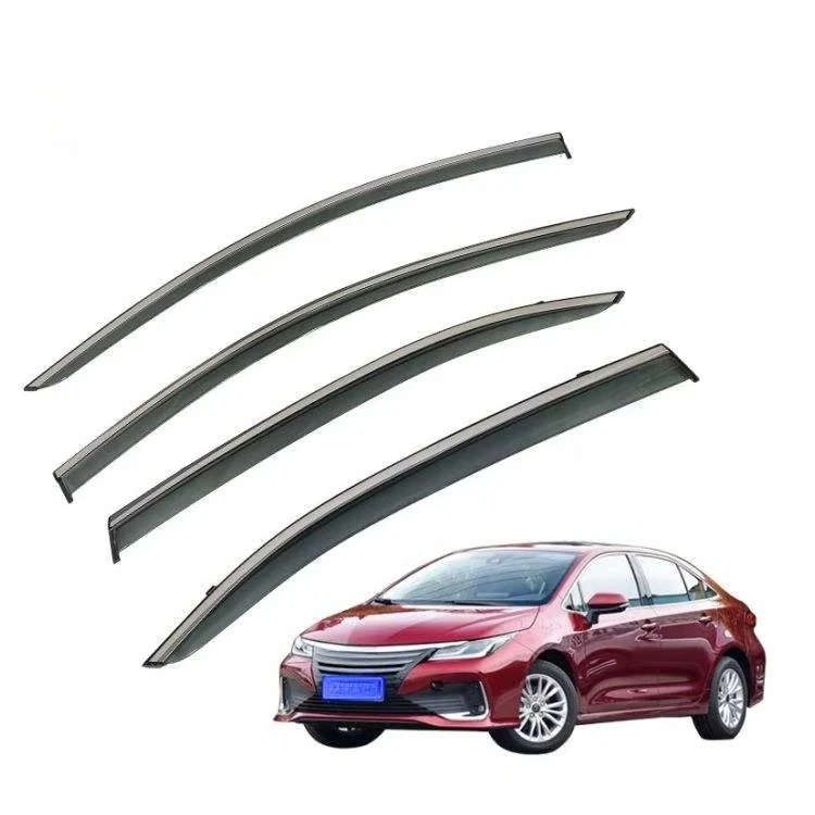 

Car Wind Deflector For TOYOTA ALLION 2021 Injection Mold PC Material With Stainless Steel Window Visor