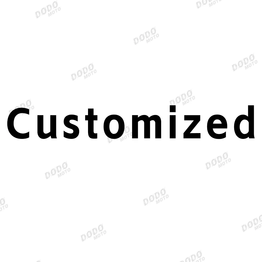 Motorbike Car Racing Custom Personalized Logo Text Graphics Anime Waterproof Decorative Stickers