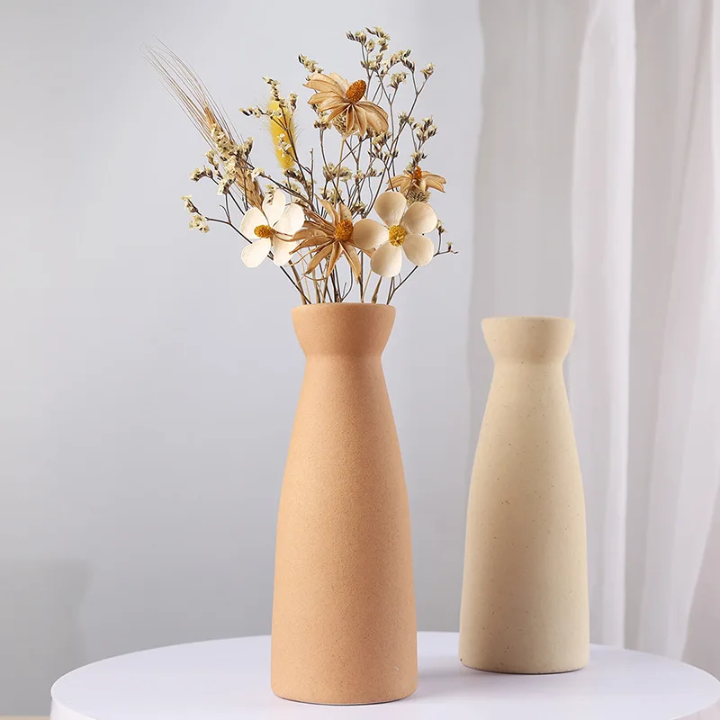 

Modern Japanese-style Ceramic Vase Ornaments Desktop Dried Flowers Decorative Flower Arrangements Home Accessories Ornaments