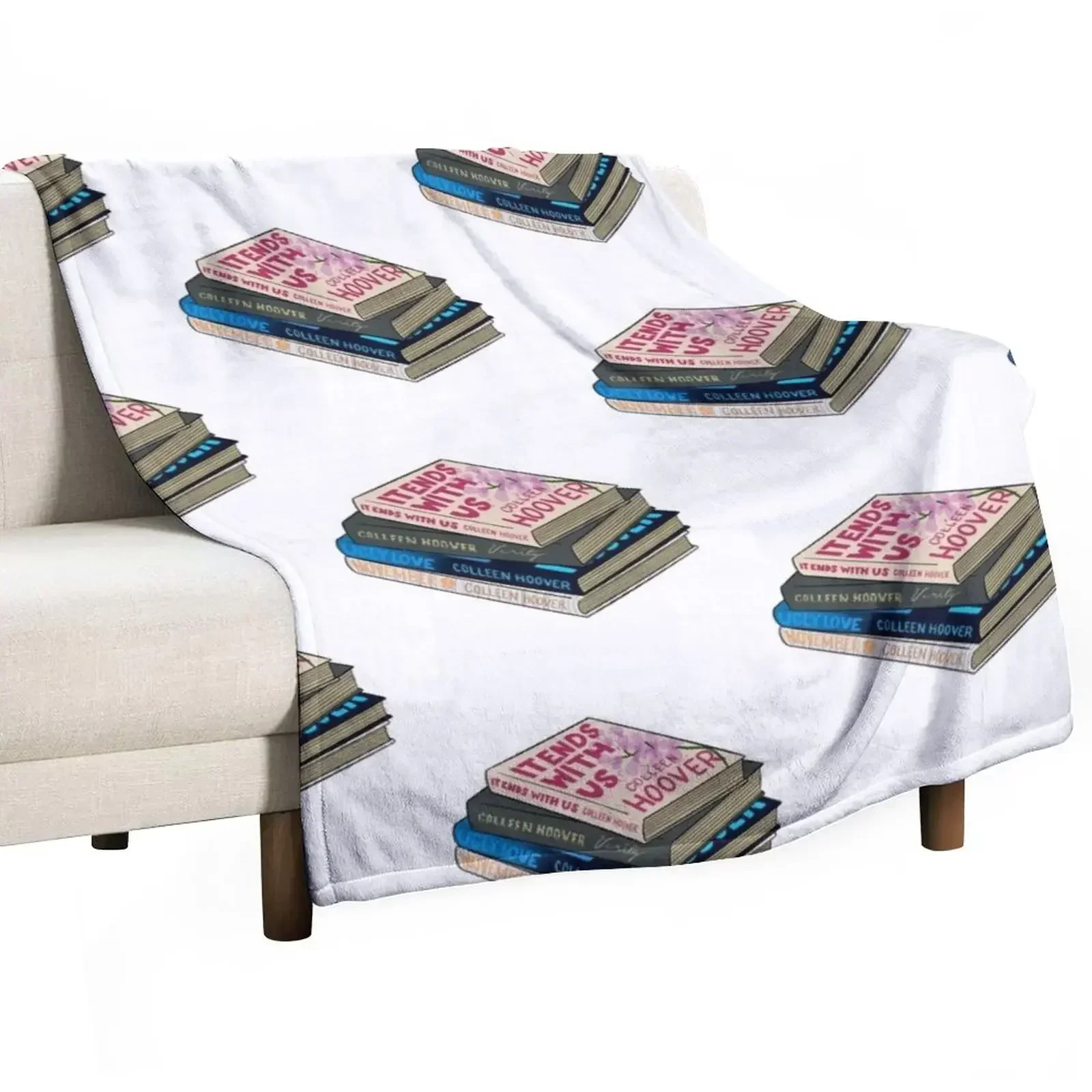 

Colleen Hoover Books Throw Blanket funny gift Decoratives Soft Camping Blankets