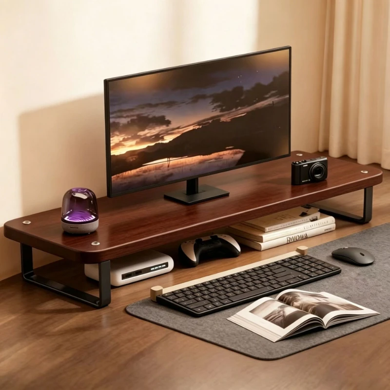 Computer Monitor Stand Riser Desktop Shelf Laptop Stand Desk Organizer Screen Holder for Office Home Workspace