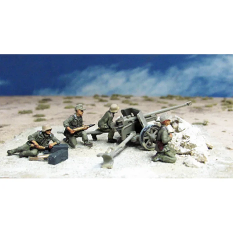 

1/72 Scaleresin Figure Model Toys Pak38.5cm anti-tank artillery group Unassembled Unpainted Free Shipping