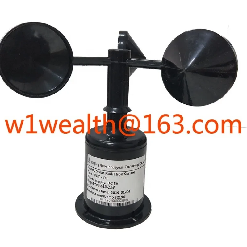 3 Cup CE Certificated Low Power 3.3DC 5VDC 12VDC 24VDC 4-20mA 0-5V RS485 Wind Speed Sensor Anemometer for Weather Station