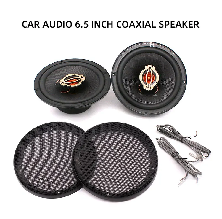 High-quality 6.5 Inch Full-range Car Speaker System, Mid-range Speaker, Powerful Coaxial Car Speaker(1pair spekaers)