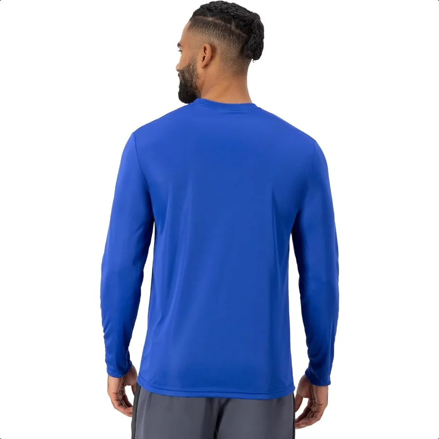Hanes Sport Paquete de camisetas de manga larga para hombre Cool DRI Camisetas de rendimiento que absorben la humedad Camiseta de rendimiento Paquete de 2