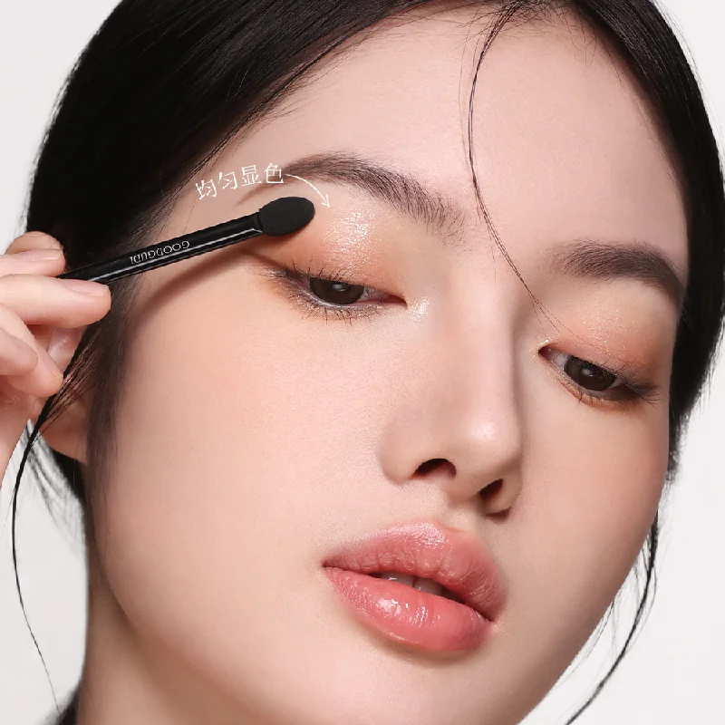 Spugna piccola per ombretto a doppia estremità per pennello correttore portatile per strumento di trucco per miscelazione degli occhi