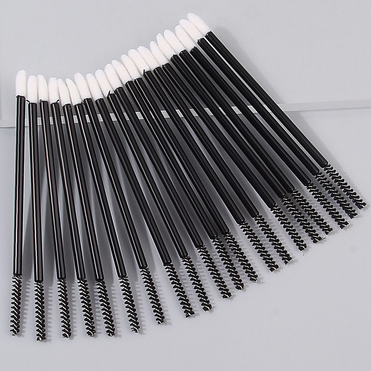 Ensemble de pinceaux de maquillage à double tête, brosse à mascara en spirale, brosse à lèvres douce, outil de maquillage professionnel multifonctionnel 20 pièces