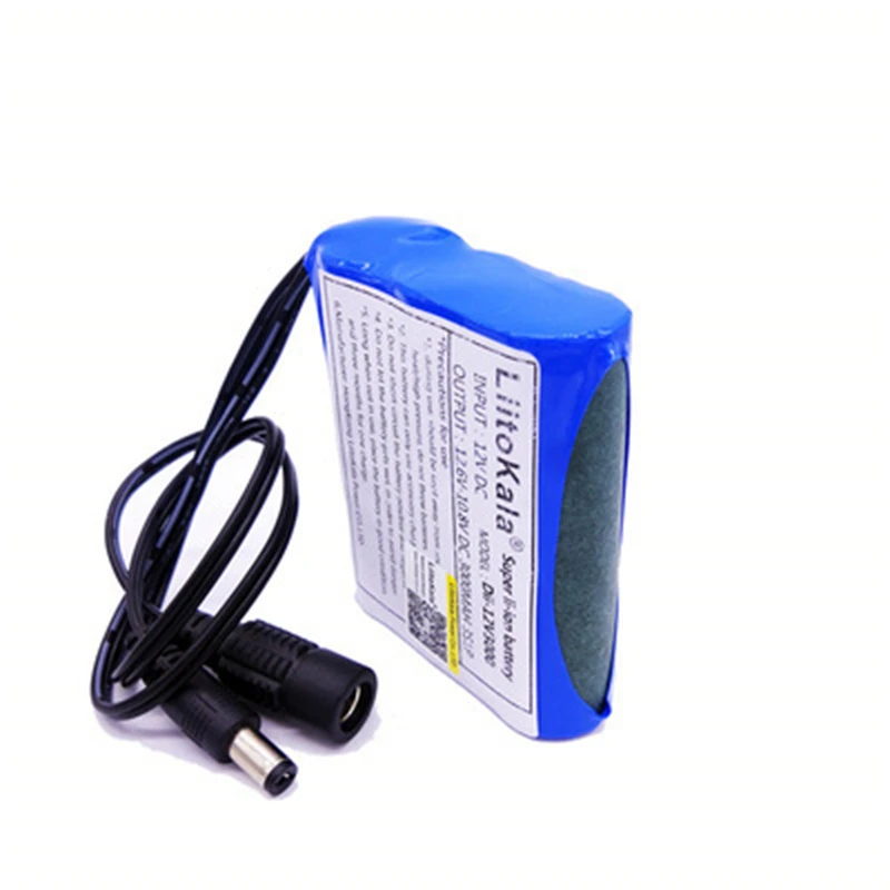 1pce 12V 3000mAh 18650 Dii-12V3000 Rechargeable Lithium Battery Pack