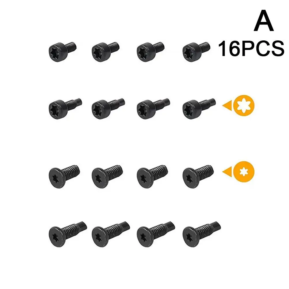 20 PCS Anti-theft Hardware Screws Plum Professional Doorbell Screw Replacement Parts Hardware Black  Metal Accessories