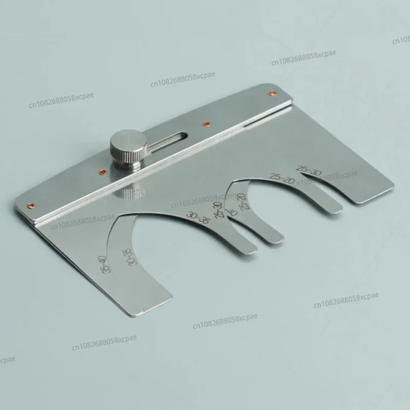 Pattern Template Assisted Cutting Die Stainless Steel Ruler Adjustable Belt Spear Tail Fixed Specification Belt End