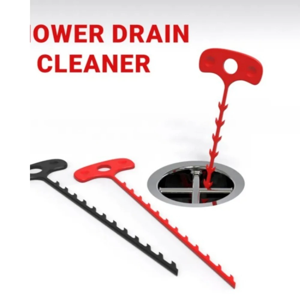 2個入りシンクパイプ浚渫機、排水管クリーナー、クリエイティブな毛髪除去ツール、スリムで柔軟なシャワー下水道床排水クリーナー