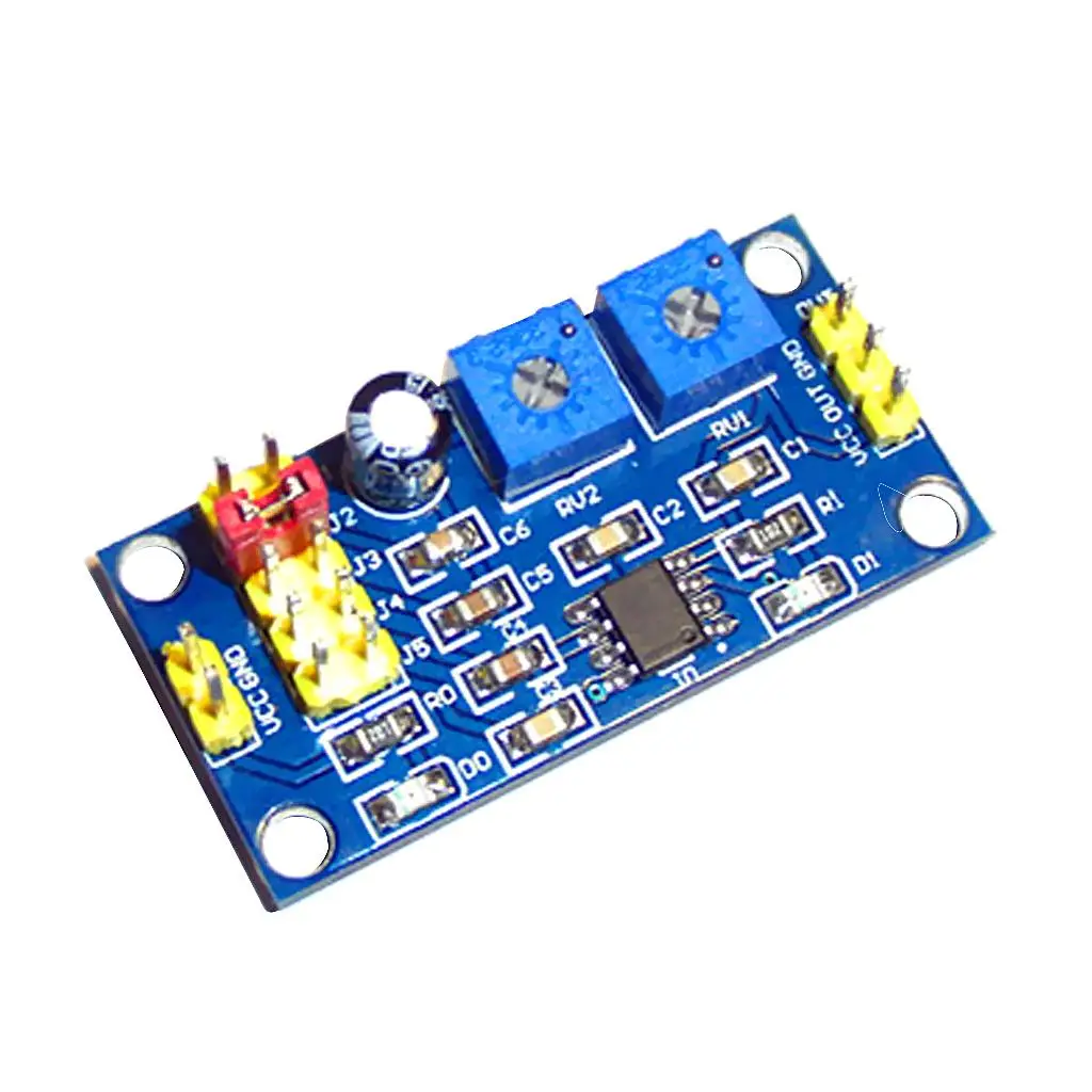 NE555 Signal Generator Kit Digital Frequency Meter Adjustable Square Wave Output Module for Laboratory Instruments