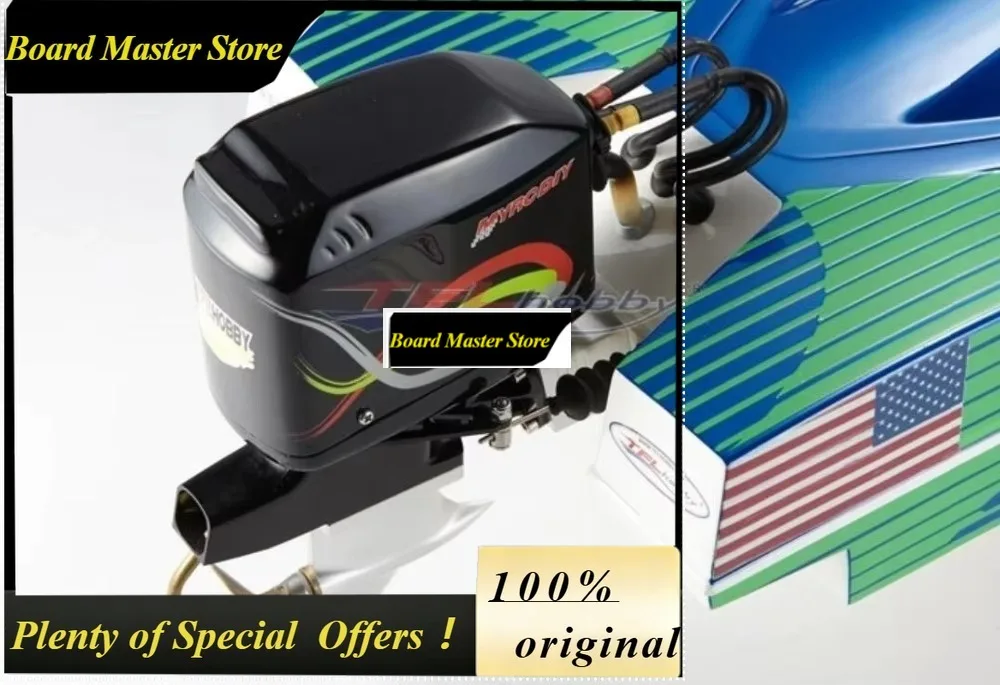 BoMsTFL Outboard Gear Drive System / Boat Tail Machine With Gear Drive 3660 / 2075KV SSS Motor W/o Prop. For P1 F1 Warrior RC B