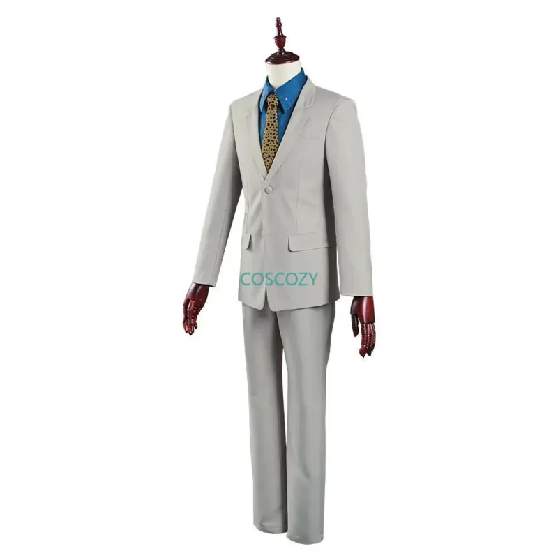 qq 123Anime Jujutsu Kaisen Nanami Kento Cosplay Costume Wig Shirt Coat Pants Halloween Christmas Carnival Party Role Play Con Su