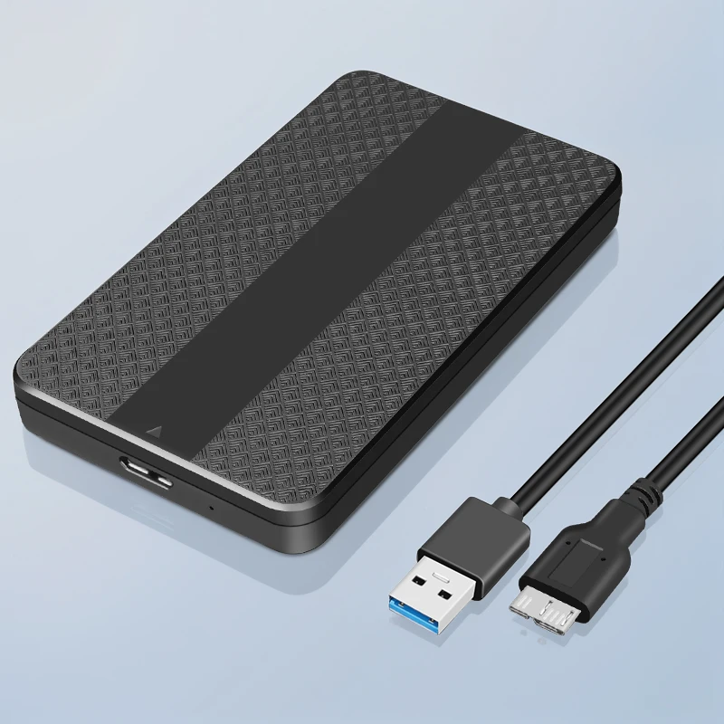 

TISHRIC 2.5-Inch Portable Hard Drive Enclosure with Custom Textured Design For Enhanced Gaming Storage Solutions