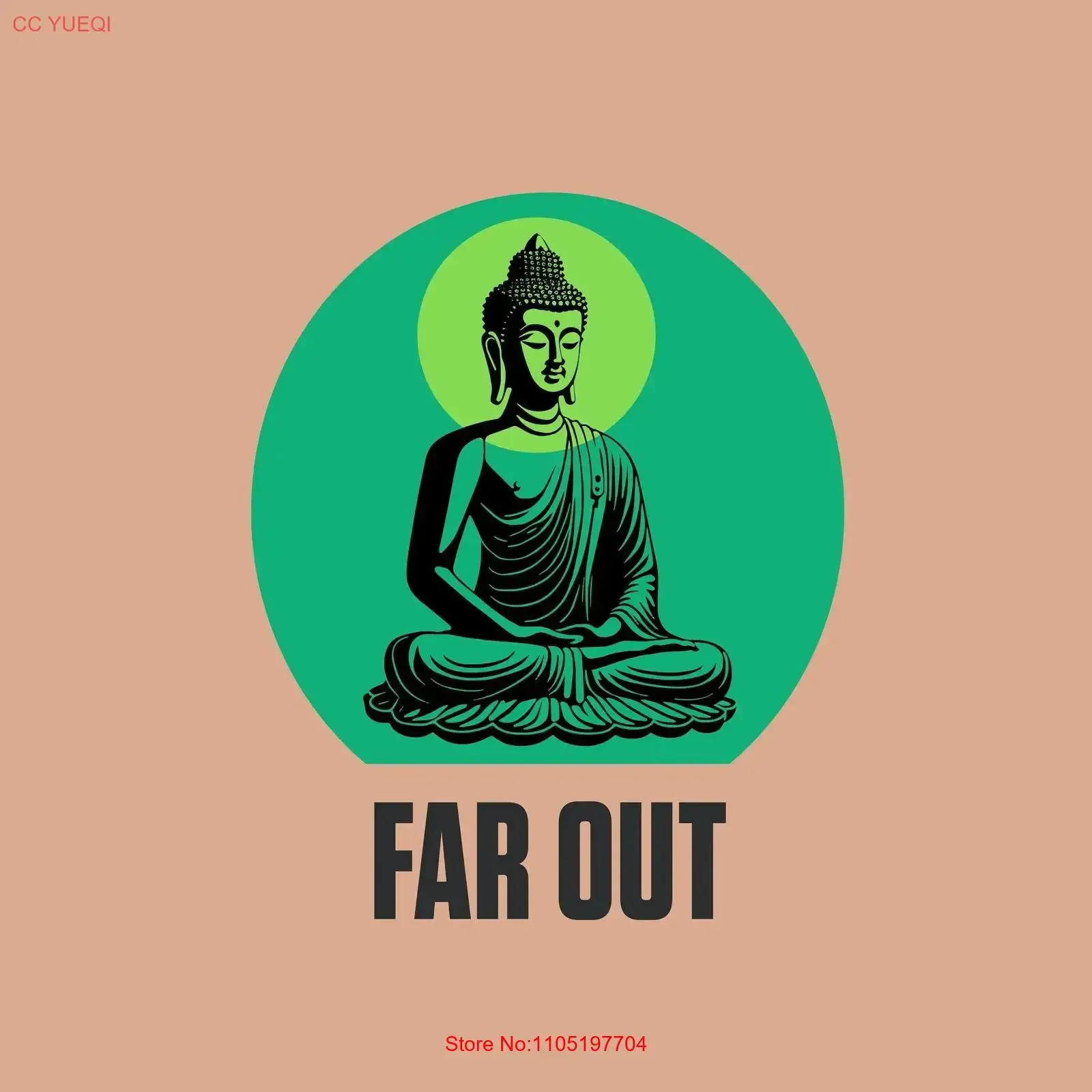 

Футболка «Медотирующий Будда вдали Большой Лебовски», универсальная винтажная стираная, удобная, слегка дышащая, универсальная, повседневная