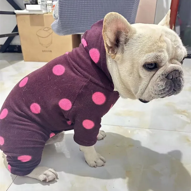

French Bulldog Clothing Winter Pug Dog Clothes Jumpsuit Pajamas Schnauzer Frenchies Dog Costume Bulldog Pet Apparel Dropshipping