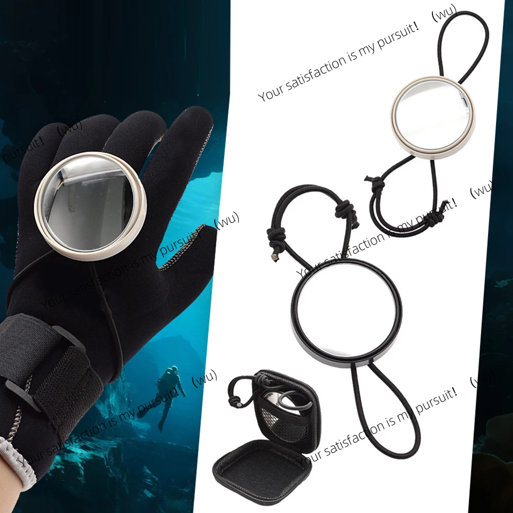 Diving goggles Convex glass Adjustable underwater equipment for rafting diving Visibility enhancer Strap Wristband