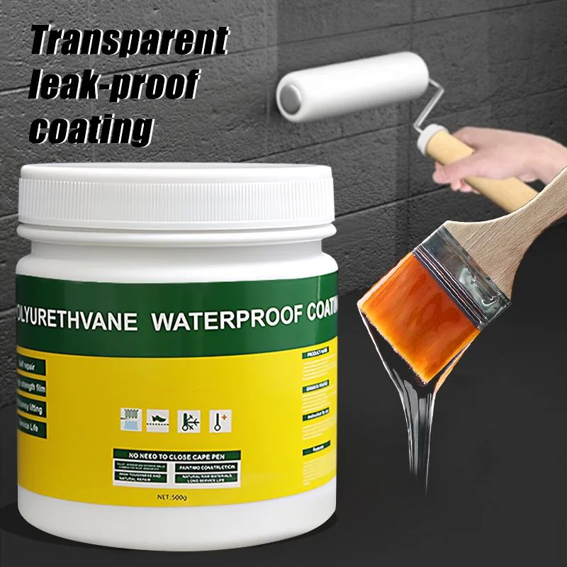 

Invisible Waterproof Agent Transparent Insulating Sealant Roof Leakage Crack Seepage Strong Repair Glue Coating Sealant Agent