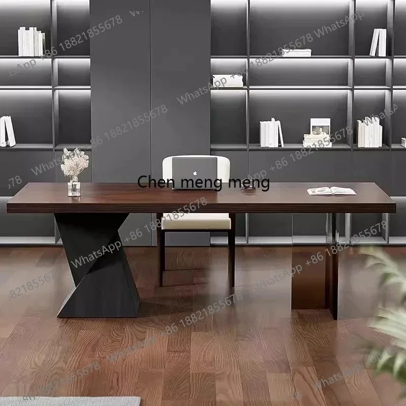 F150 Charging Wooden Reading Computer Interior Study Reception Mesa Escritorio Office Furniture Bedroom Large Work Table Office
