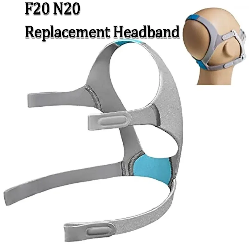 Replacement Headband for Resmed Airfit F20 N20 Mask Nasal Mask Unisex CPAP Adjustable Replacement Headband for Sleep Apnea