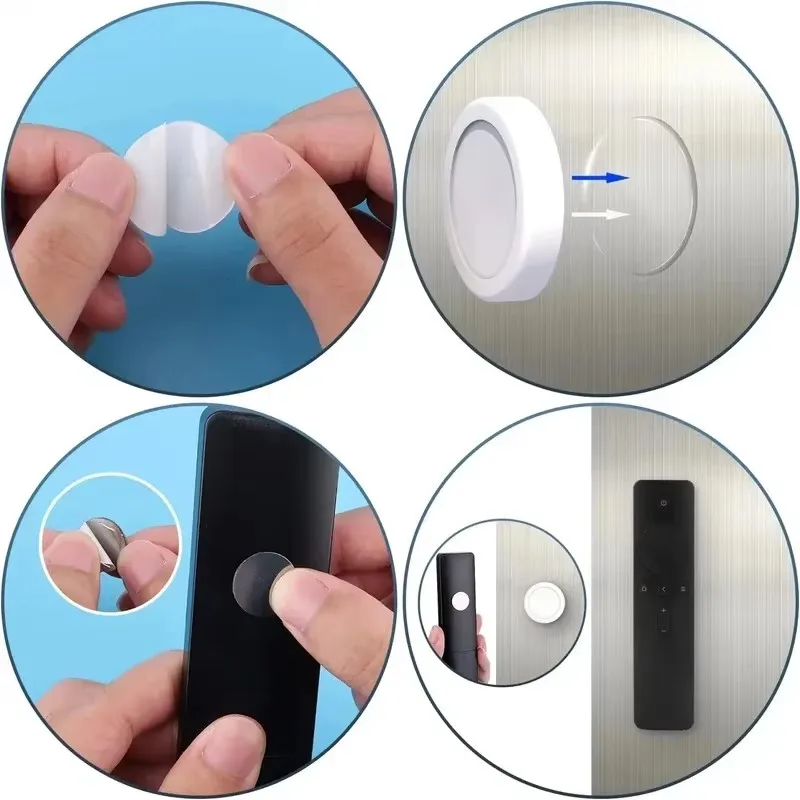 Magnetic Hooks Wall Mount Strong Magnet Remote Control Invisible Holder Keys Fridge Sticker Storage Hooks Home Organizer Hooks