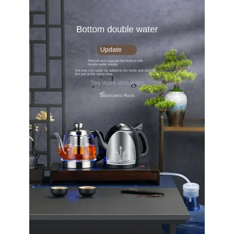 Dq-20 Bilateral Automatic Water Feeding Fast Kettle Tea Table Embedded Electric Heating Tea Stove 3