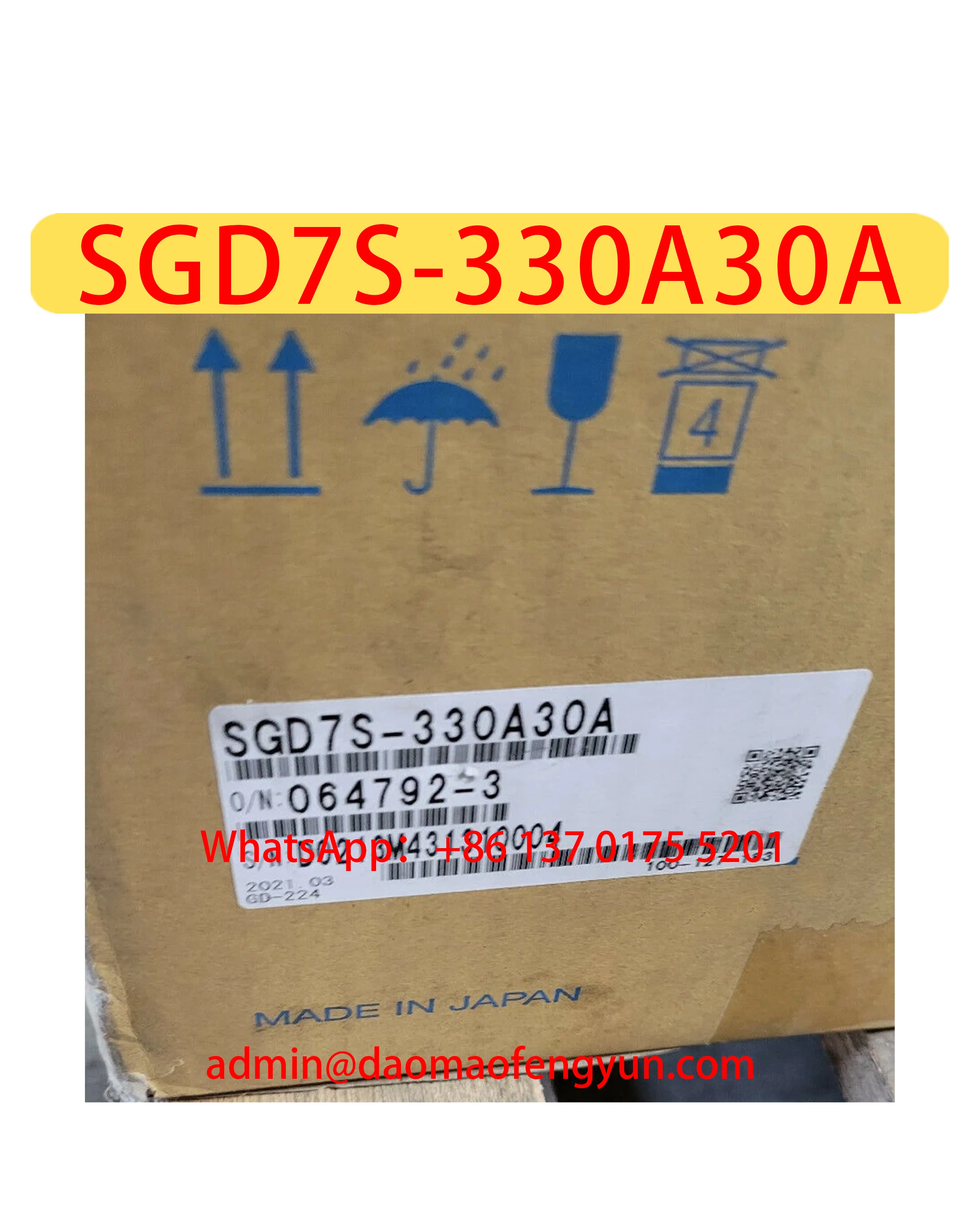 

SGD7S-330A30A Brand New Servo Drive Original Genuine，Fast Shipping