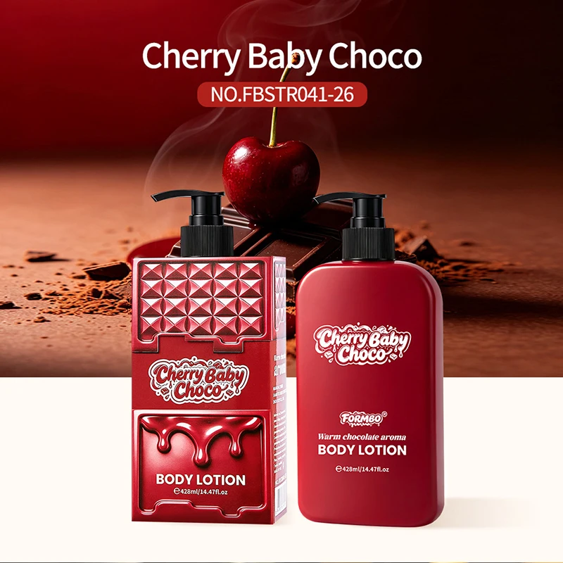 Chocolate Aroma Body Lotion With Warm Gourmet Scent,Long-Lasting Moisturizing,Improve Rough Skin, Lightweight Creamy Texture