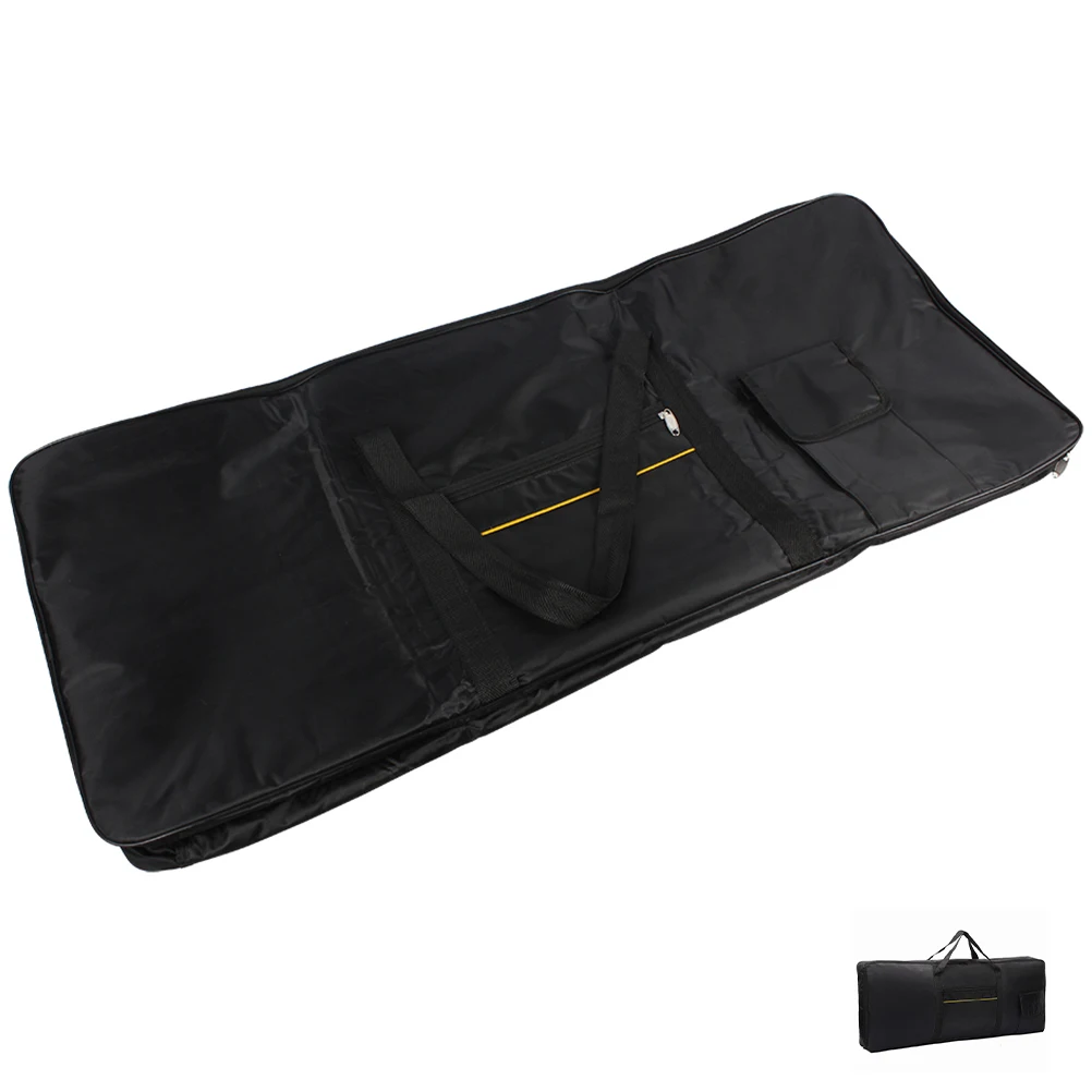 

61-Keys Electronic Keyboard Bag Waterproof Durable Oxford Cloth Portable Storage Pouch Adjustable Strap Concert Hall Travel